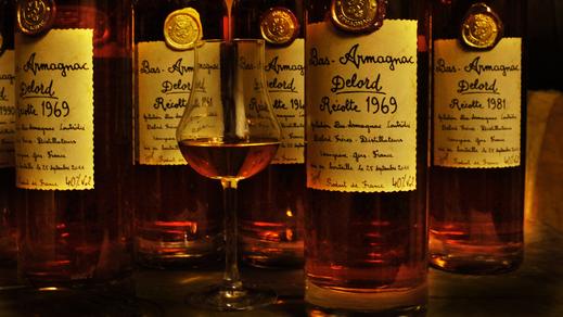 Kifinomult, régi Armagnac borpárlatok